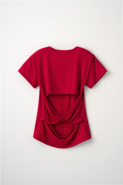 【予約】Back Open Compact Tee※6月下旬配送