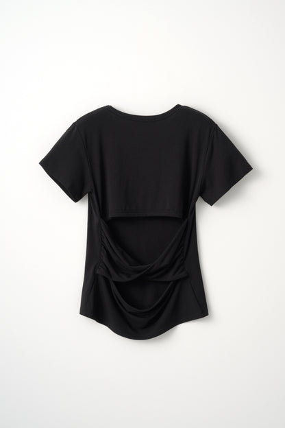 【予約】Back Open Compact Tee※6月下旬配送