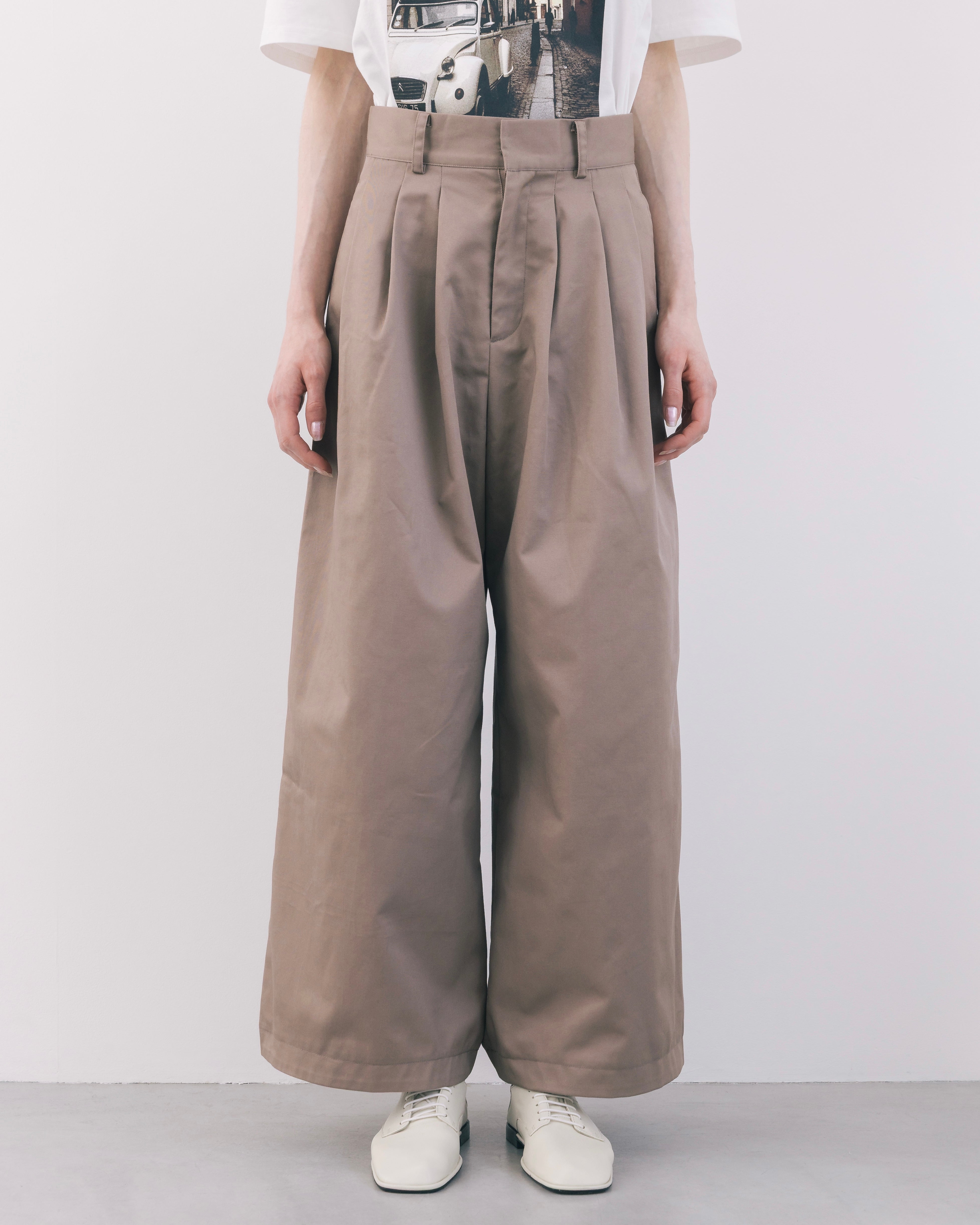 Wide-leg Chino Pants – newv | ヌーヴ