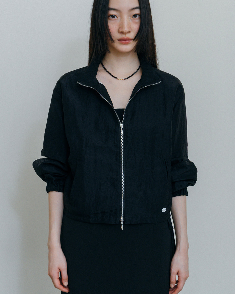 Washed Sheer Blouson