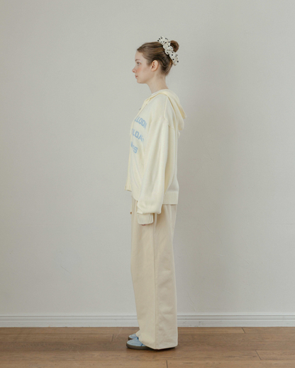 Two-Tuck Studded Twill Pants