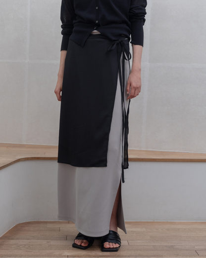 Tie Wrap Layer Skirt