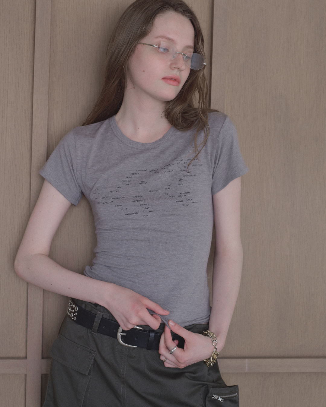 【予約】Back Open Compact Tee※6月下旬配送