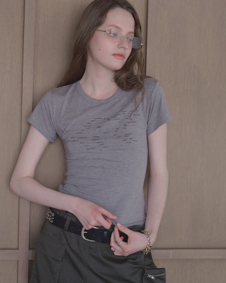 【予約】Back Open Compact Tee※6月下旬配送