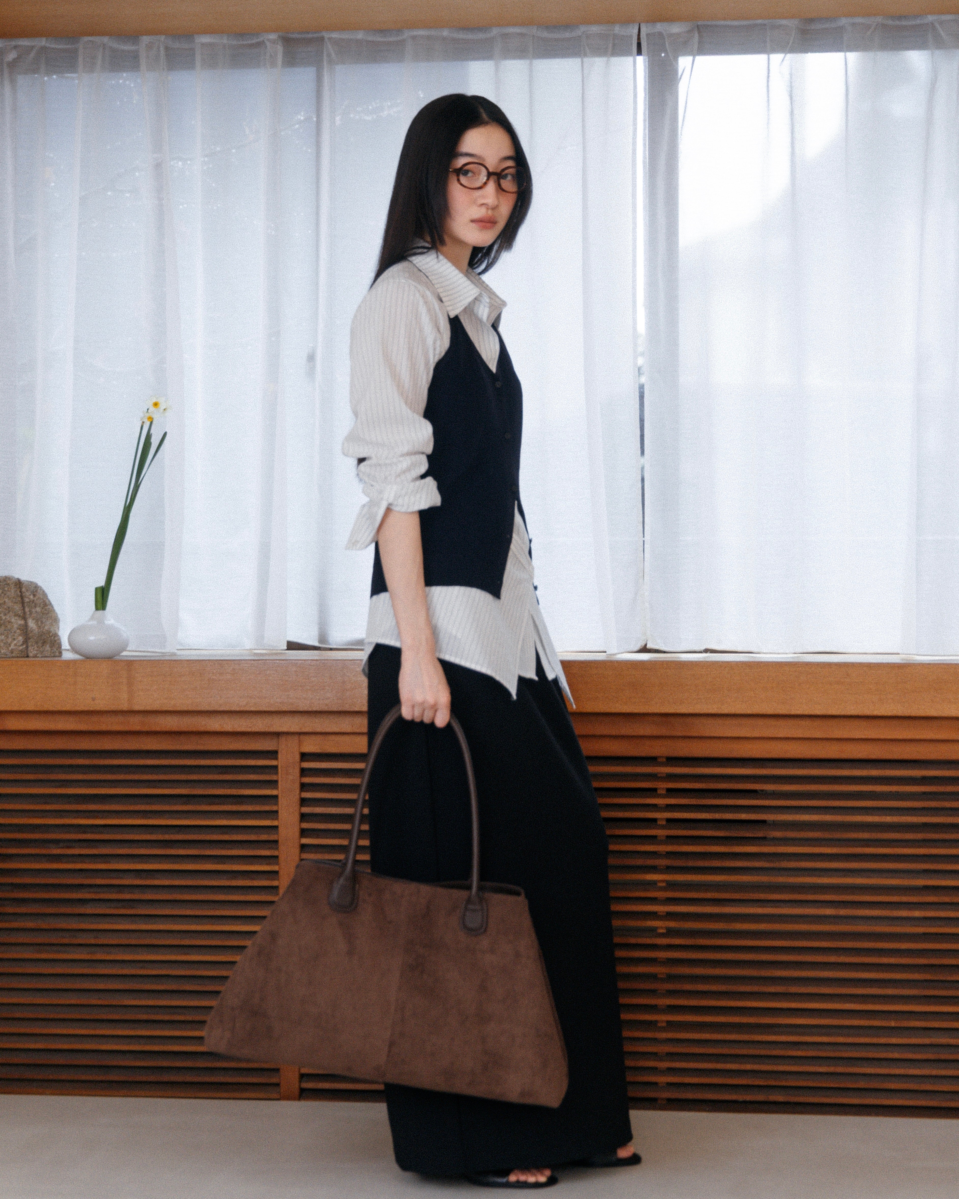 Suède Boston Bag – newv | ヌーヴ