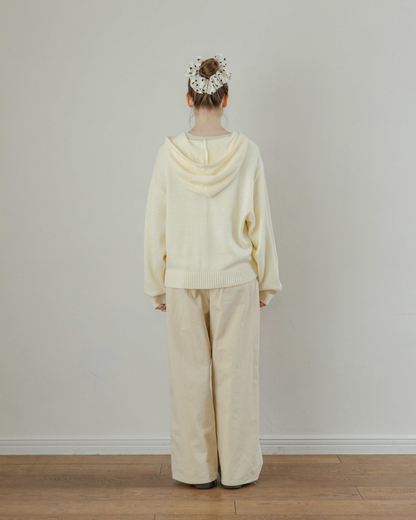 Two-Tuck Studded Twill Pants