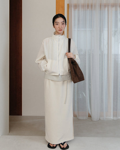 Washed Sheer Blouson