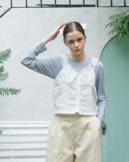 Soft Frill Bustier