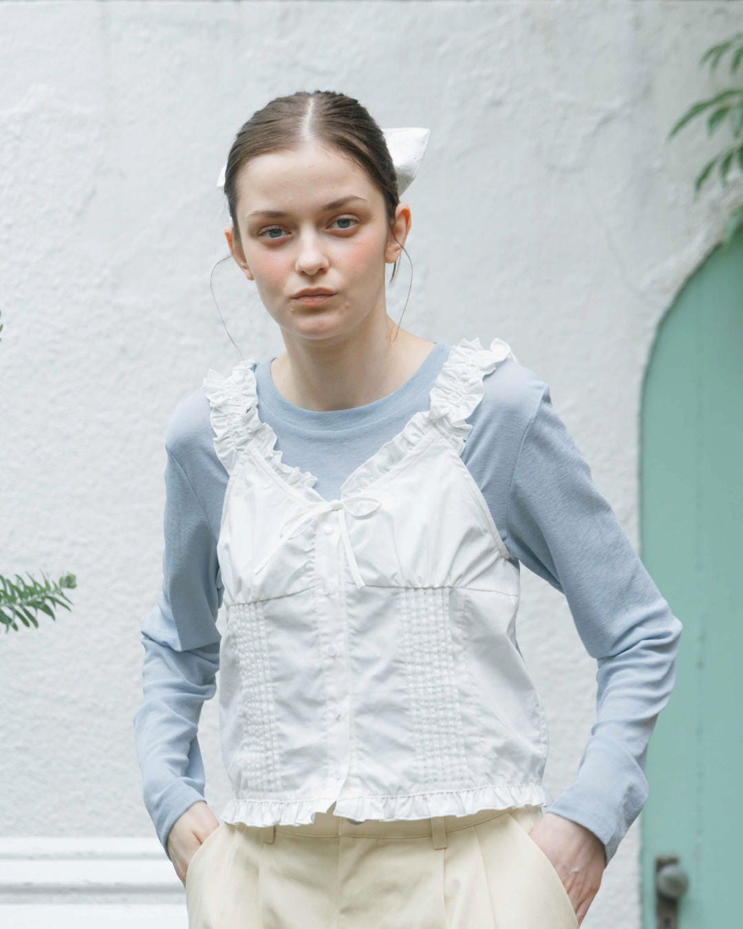 Soft Frill Bustier