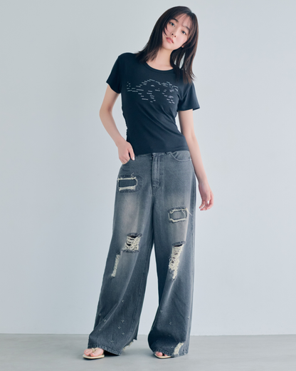 【予約】Back Open Compact Tee※6月下旬配送