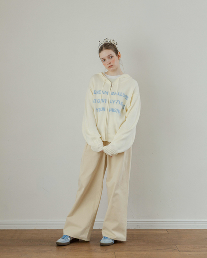 Two-Tuck Studded Twill Pants