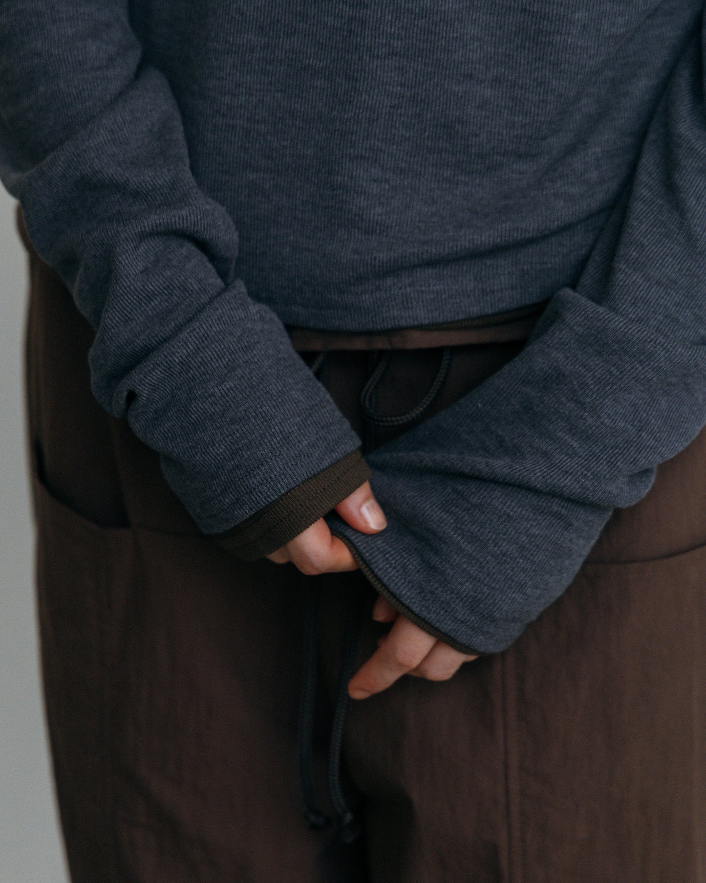 Compact Henley Rib Top