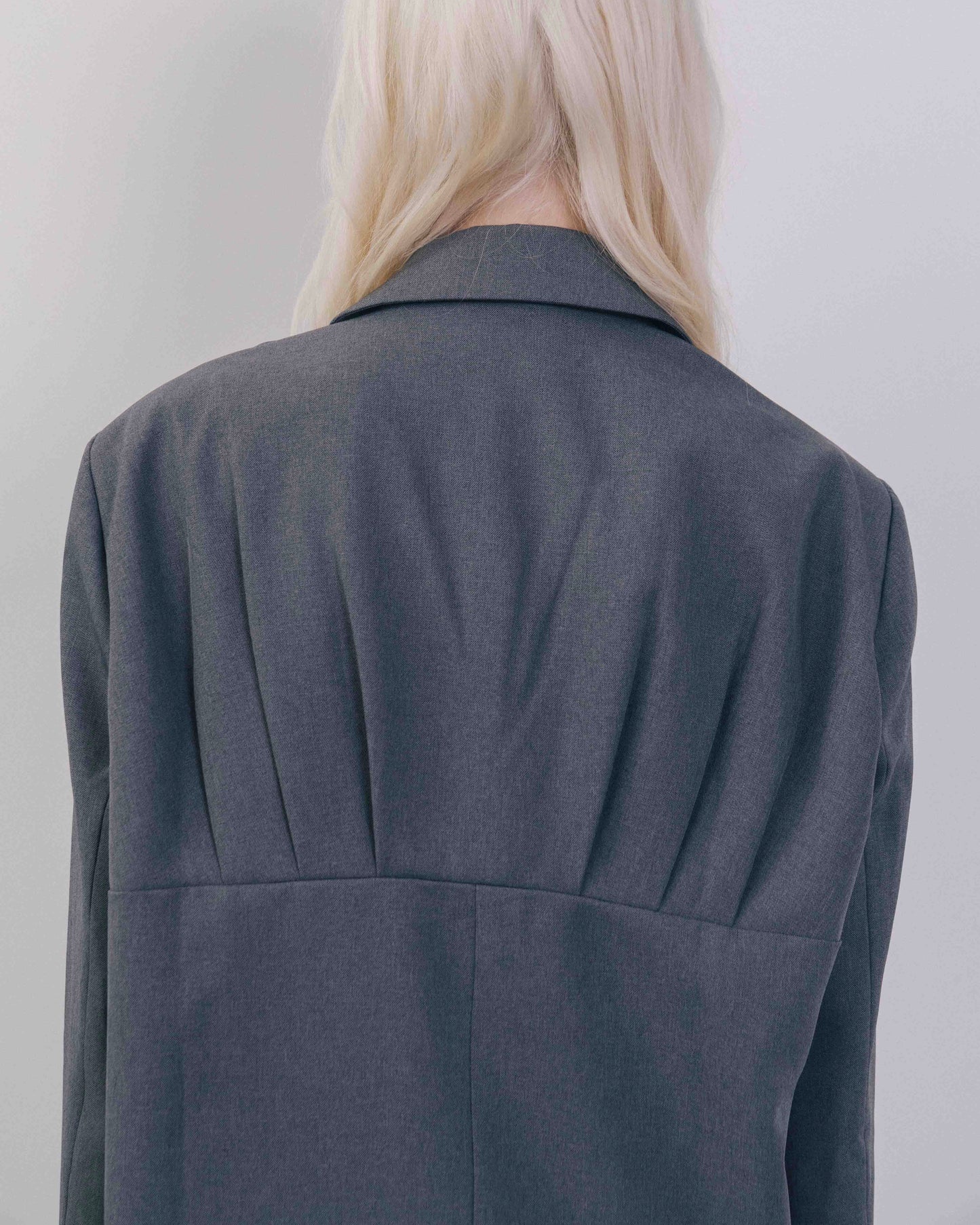 Back Gather Design Jacket