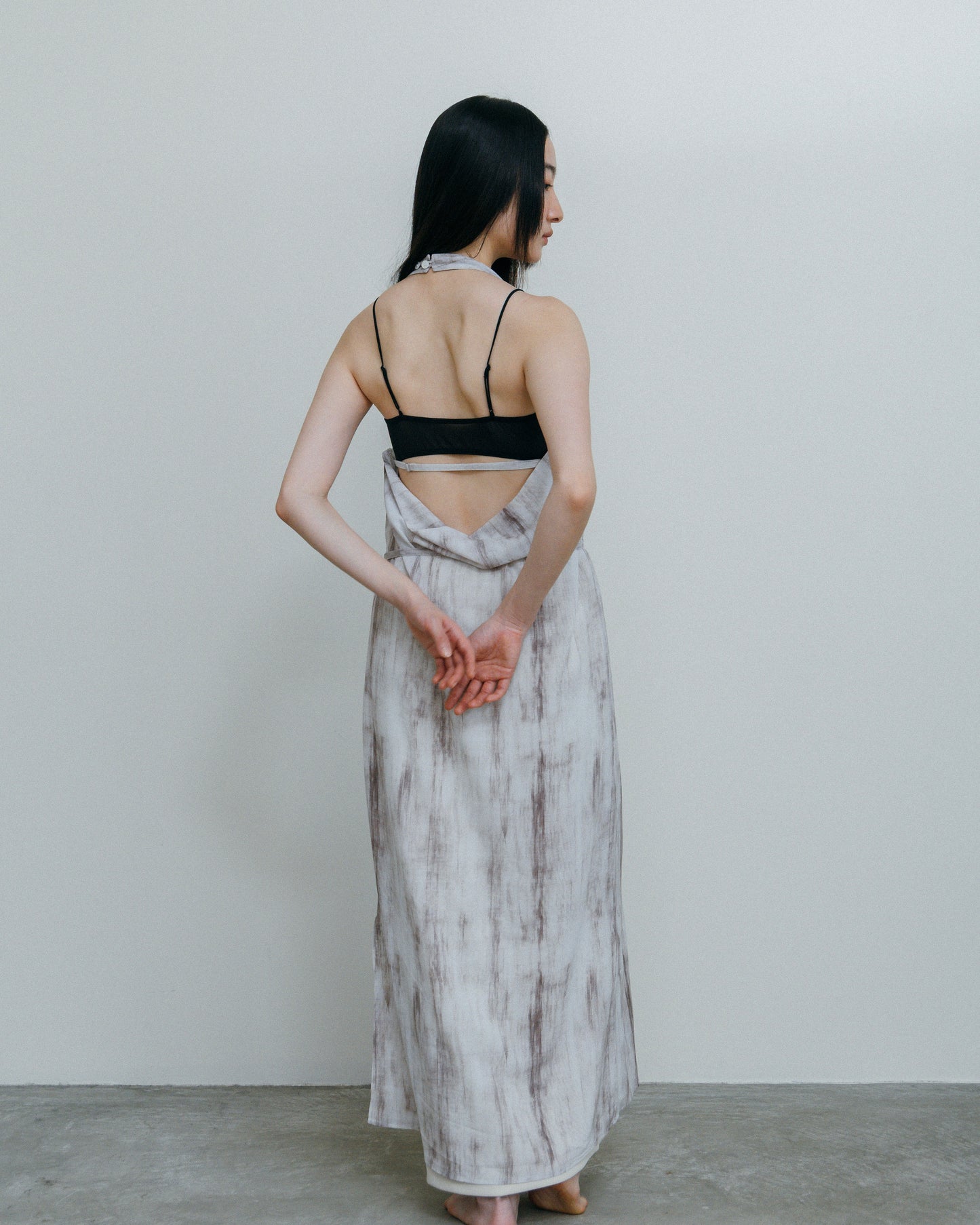 Nuanced Halter Dress