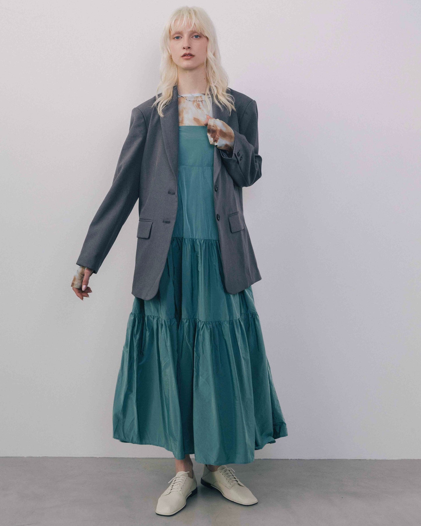 Back Gather Design Jacket