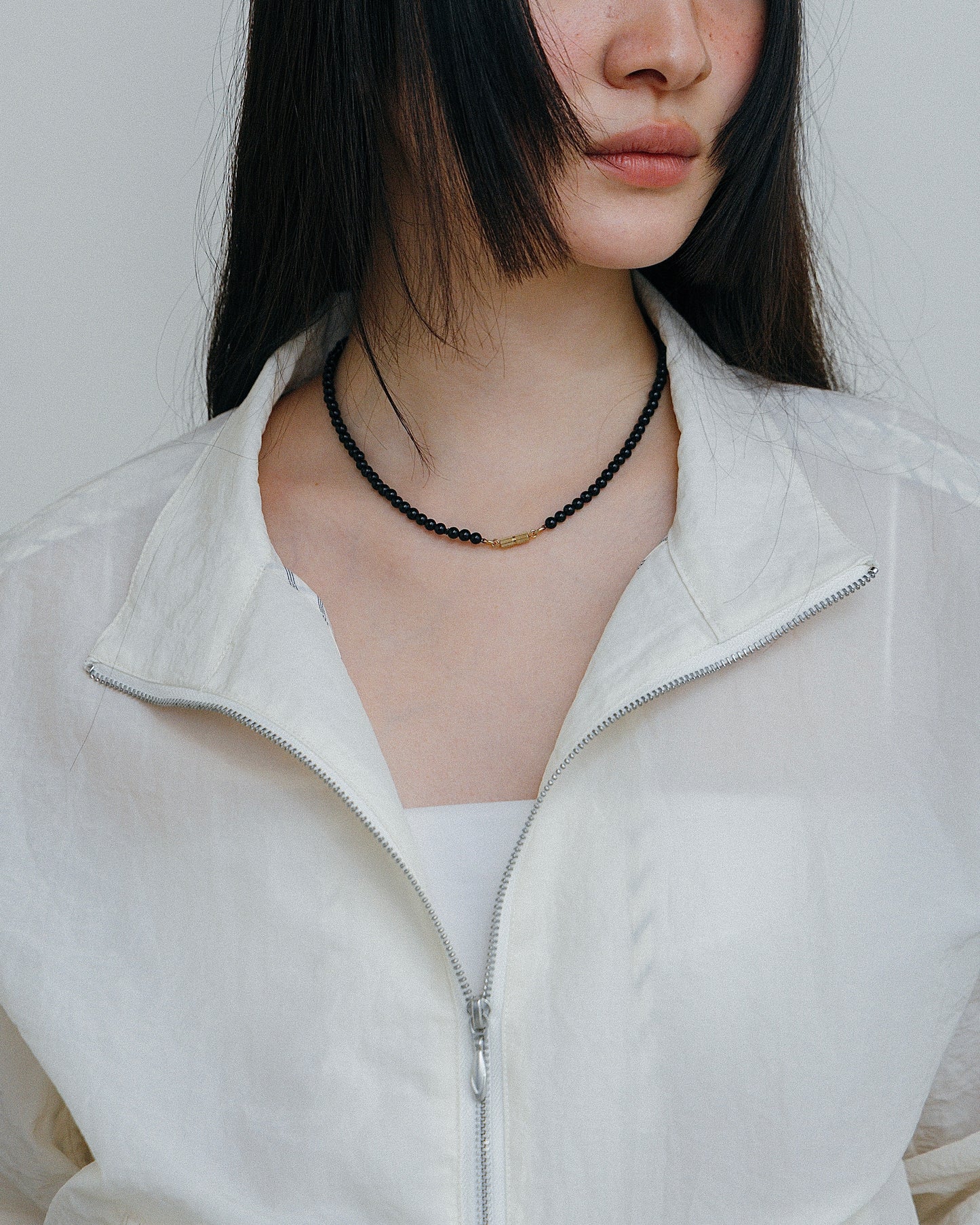 Washed Sheer Blouson