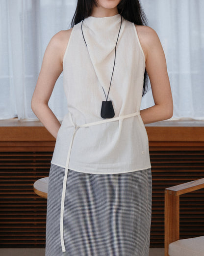 Drape Tie Halter Top