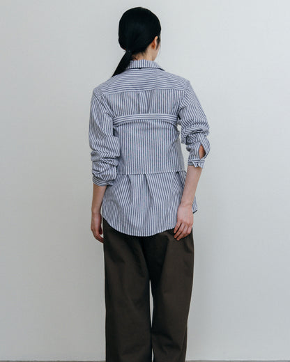Stripe Wrap Shirt