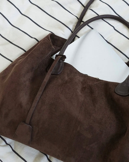Suède Boston Bag