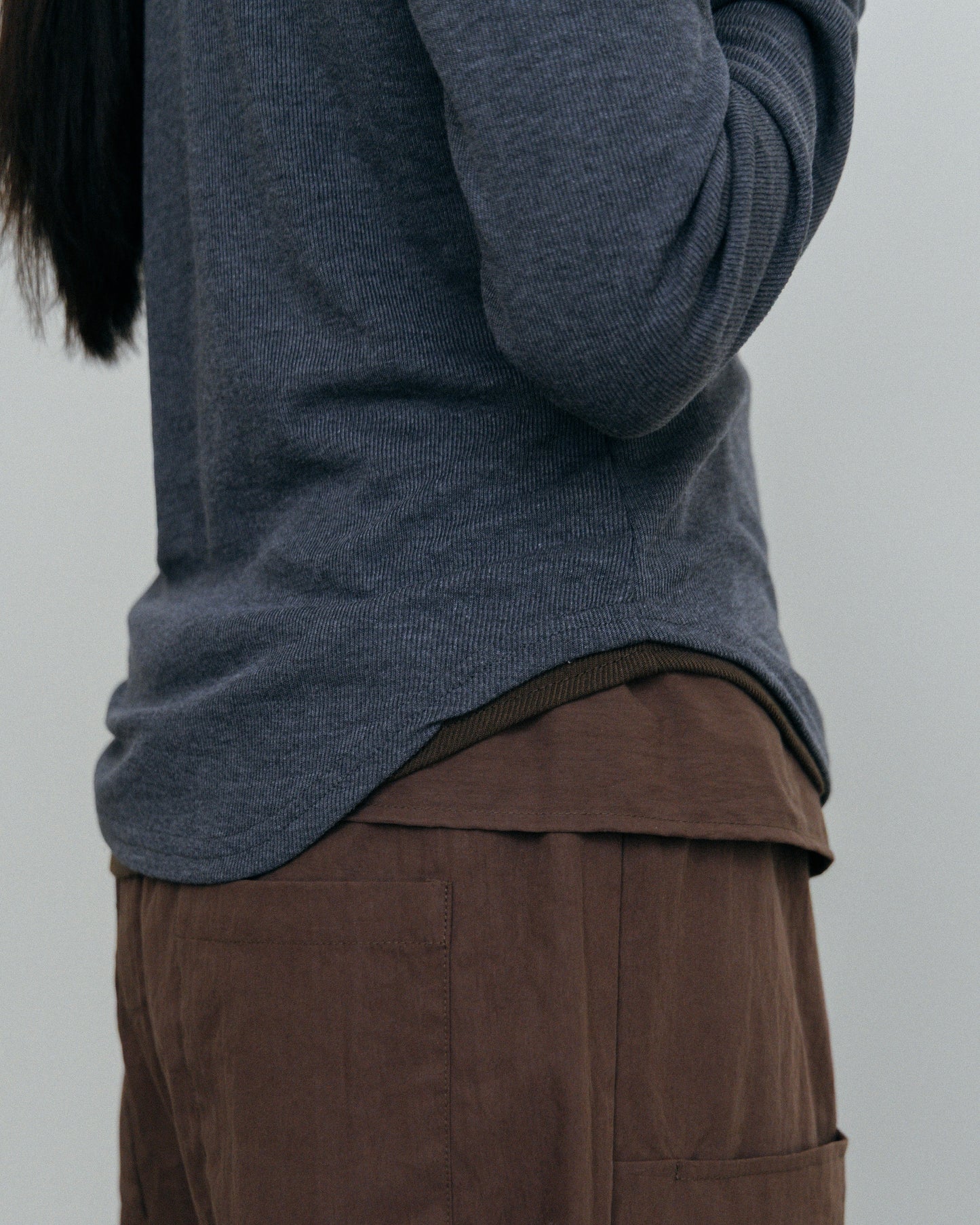 Compact Henley Rib Top