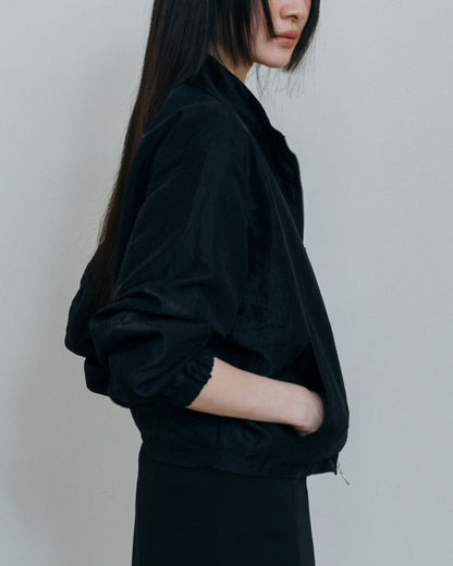 Washed Sheer Blouson