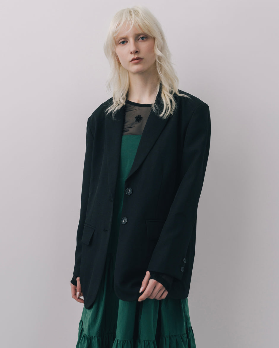 Back Gather Design Jacket