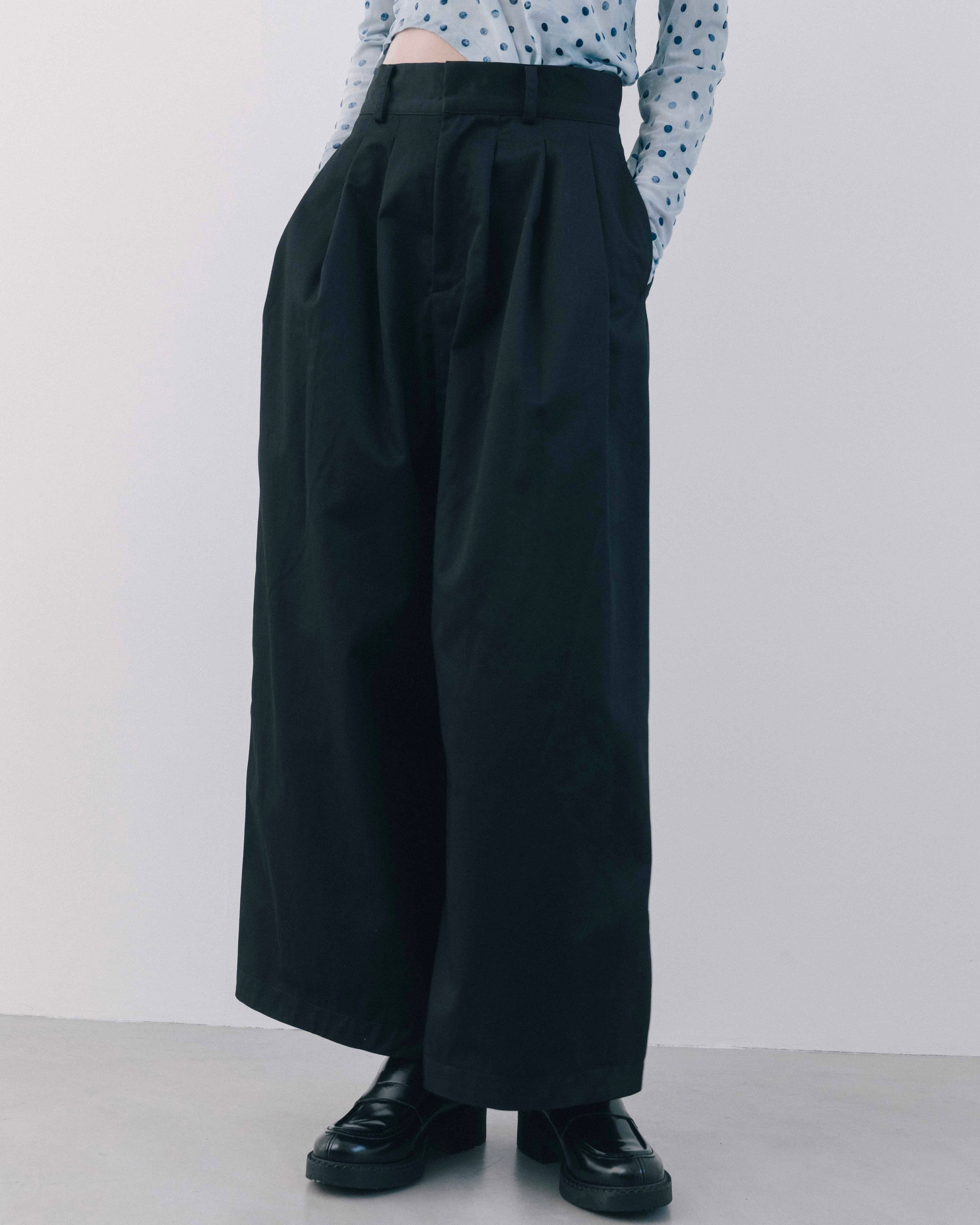 Wide-leg Chino Pants – newv | ヌーヴ