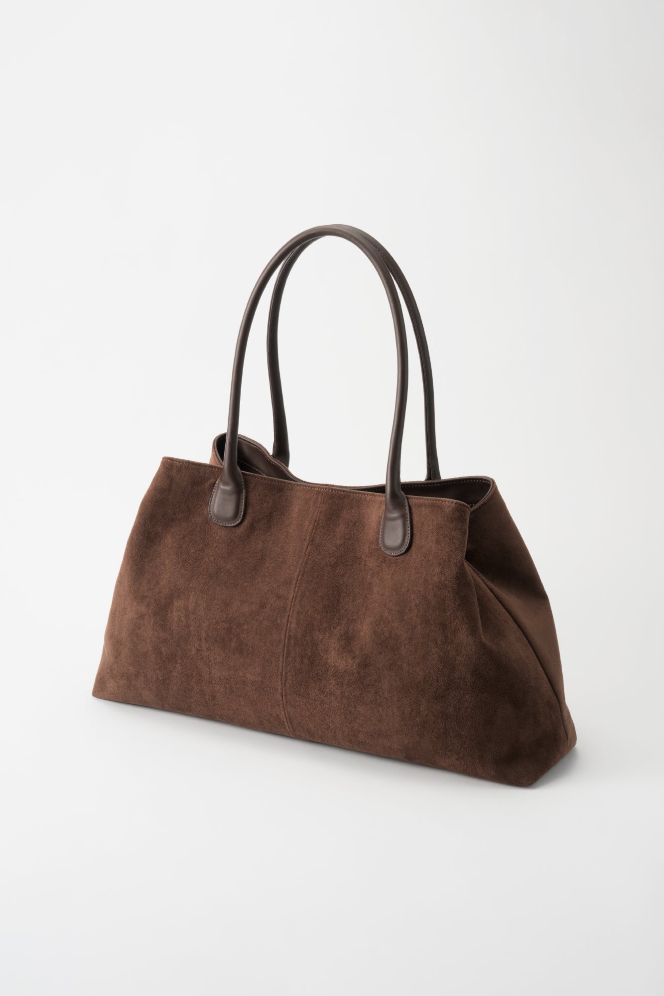 Muori Suède Boston Bag スエードボストンバッグ　ブラウン Suède Boston Bag – newv | ヌーヴ