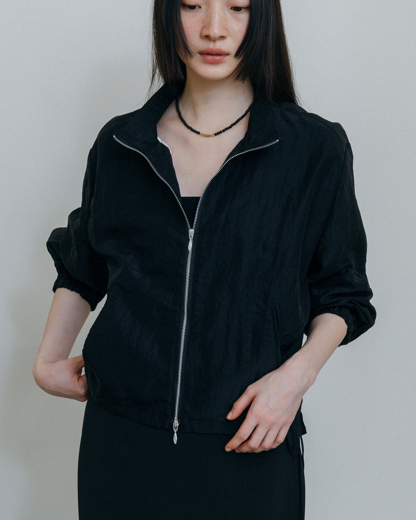 Washed Sheer Blouson