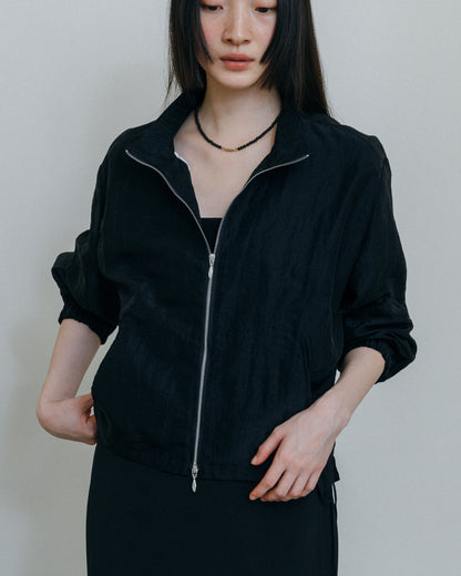 Washed Sheer Blouson