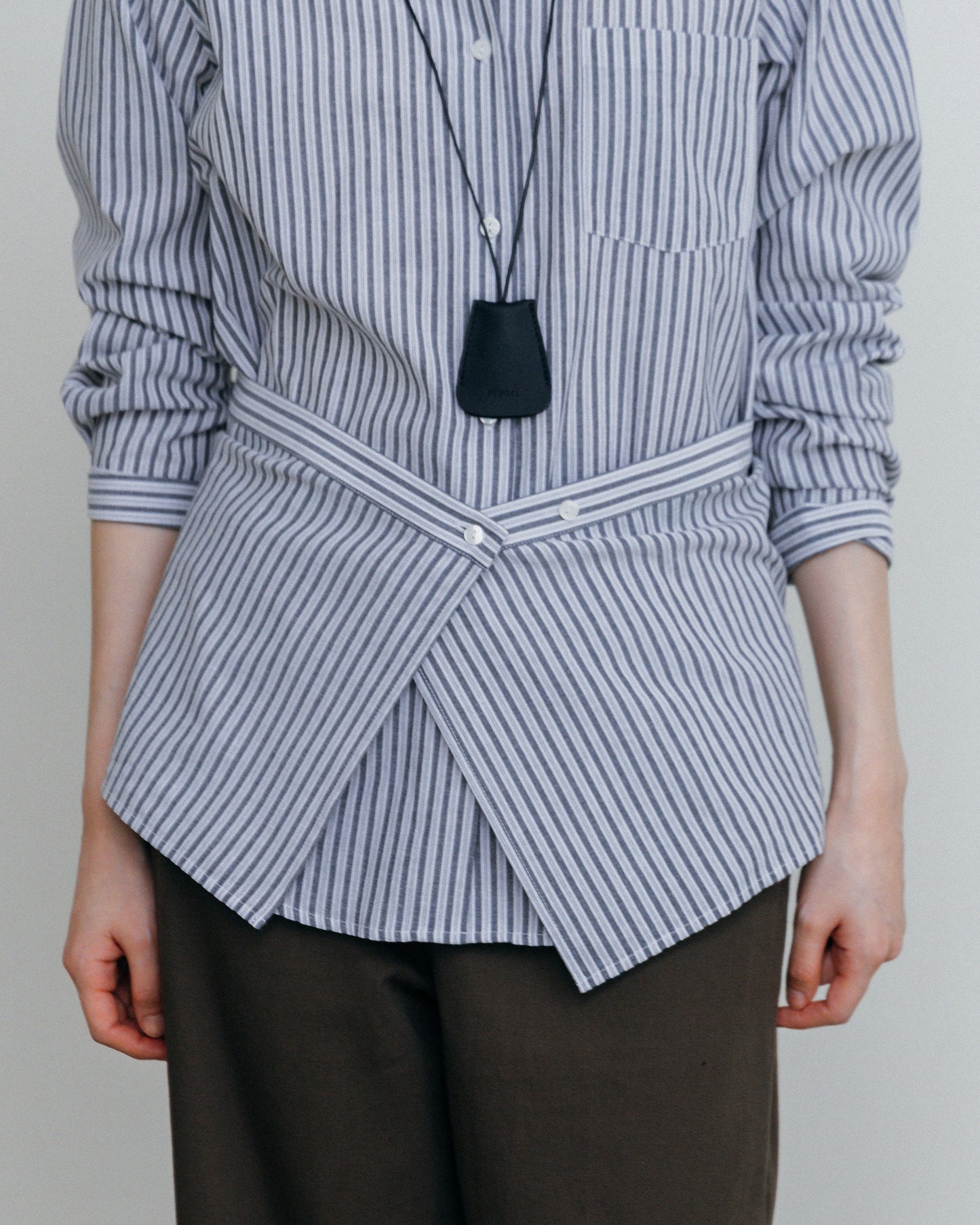 Stripe Wrap Shirt
