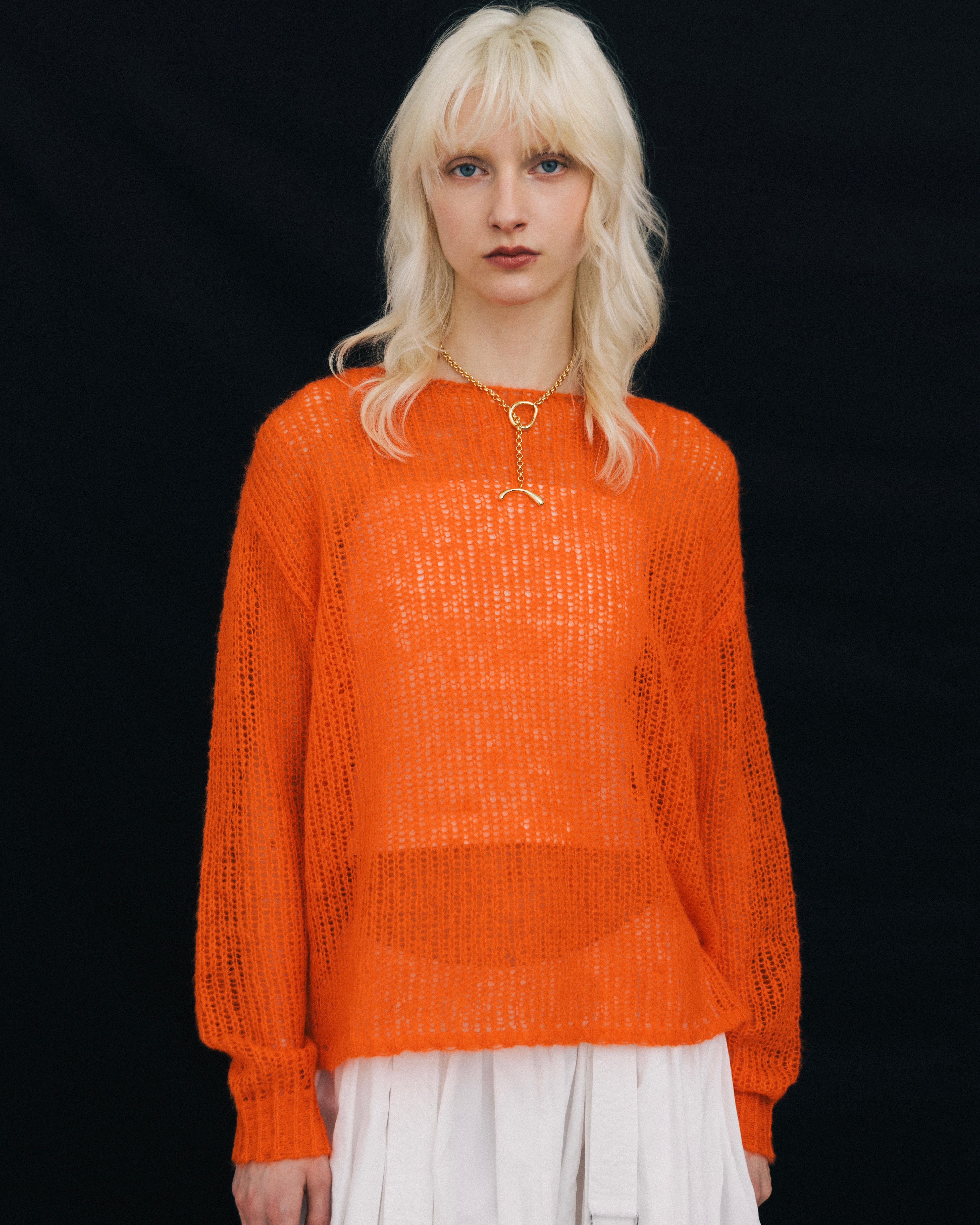 Oversized Sheer Knit – newv | ヌーヴ