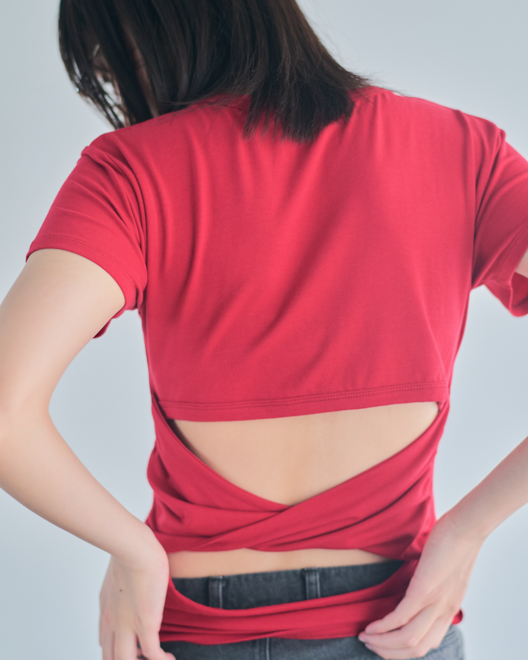 【予約】Back Open Compact Tee※6月下旬配送