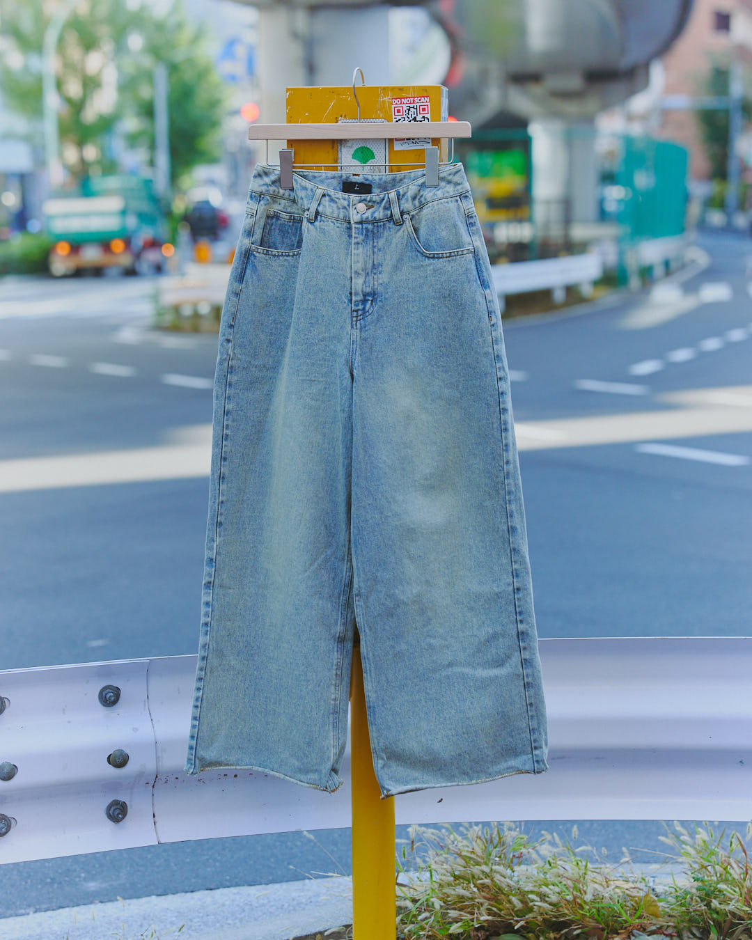 Wide Denim Pants