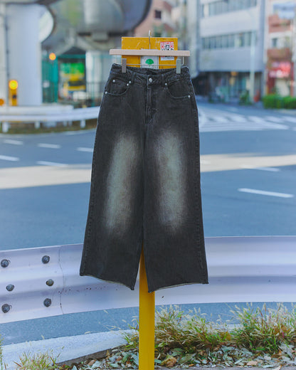 Wide Denim Pants