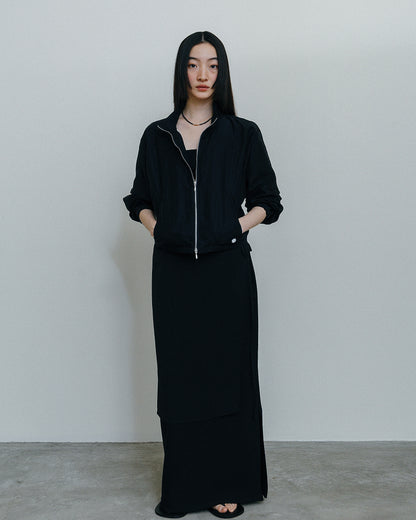 Washed Sheer Blouson