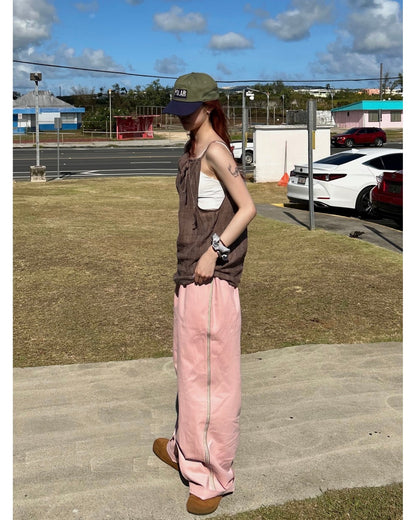 Waist Tape Side Line Pants