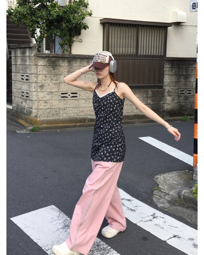 Waist Tape Side Line Pants