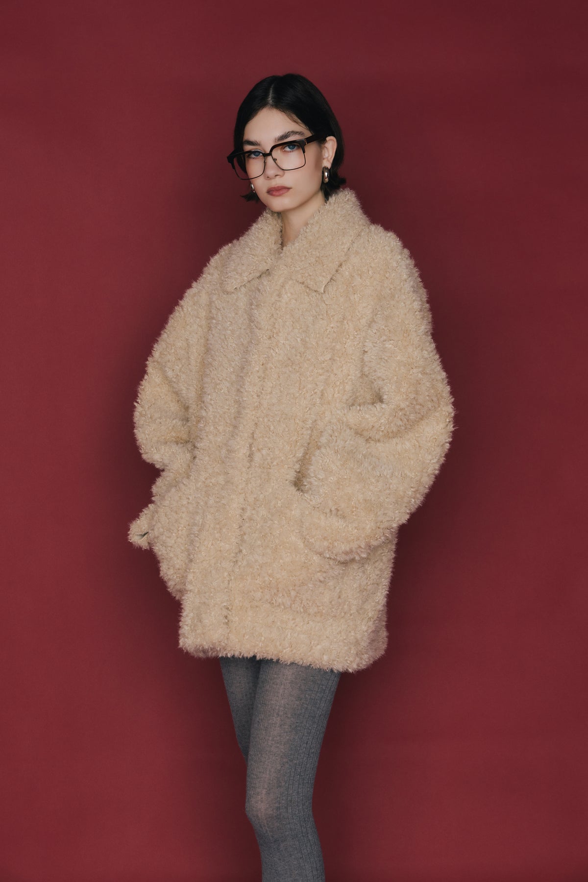 【先行】Reversible Faux Mouton Coat ※11月上旬配送予定
