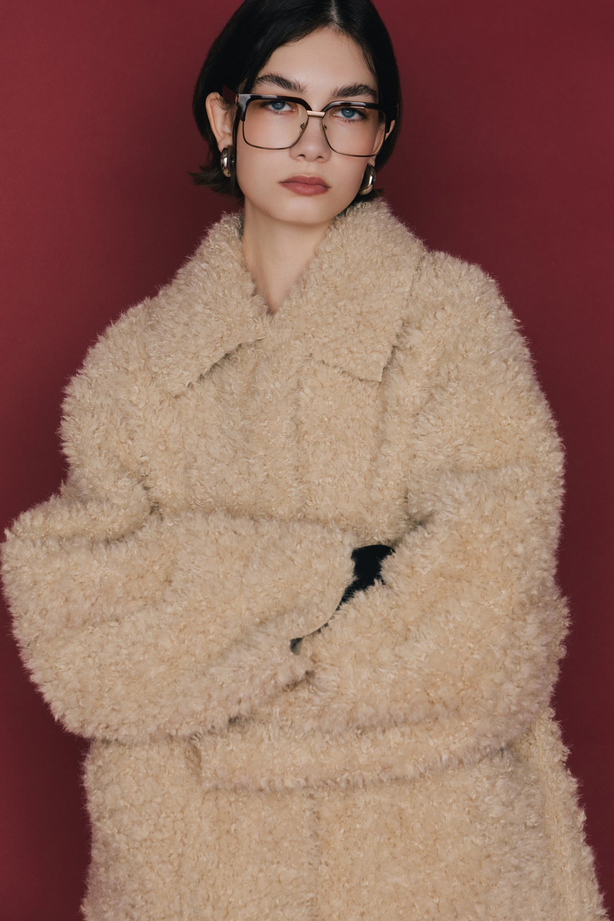 【先行】Reversible Faux Mouton Coat ※11月上旬配送予定