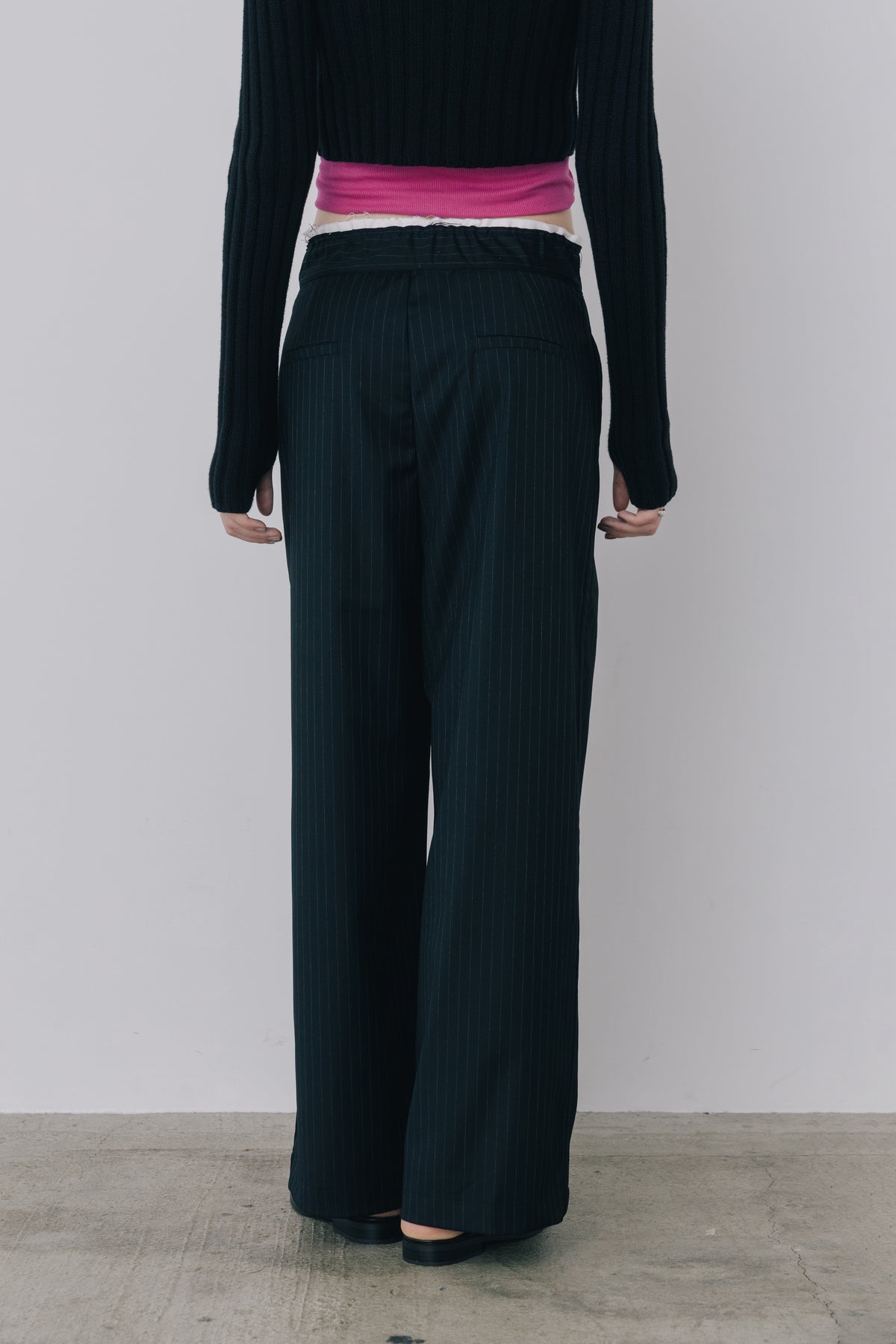 Wide Stripe Slacks