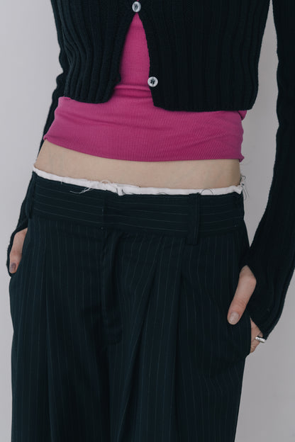 Wide Stripe Slacks