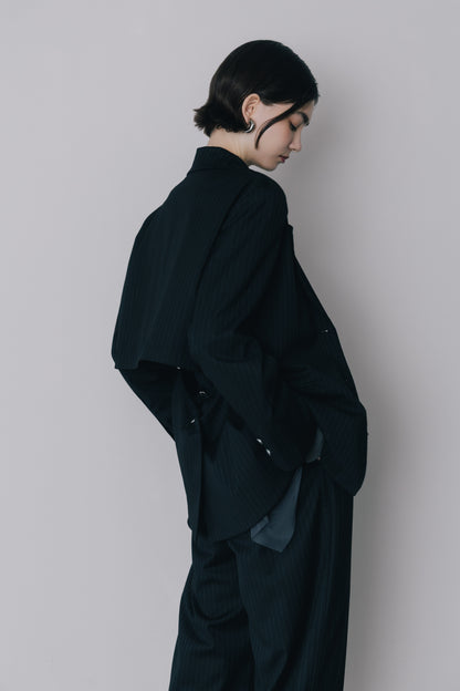 Back Open Stripe Jacket