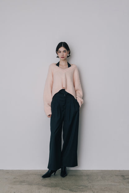 【先行】Shaggy V-Neck Knit ※11月上旬配送予定