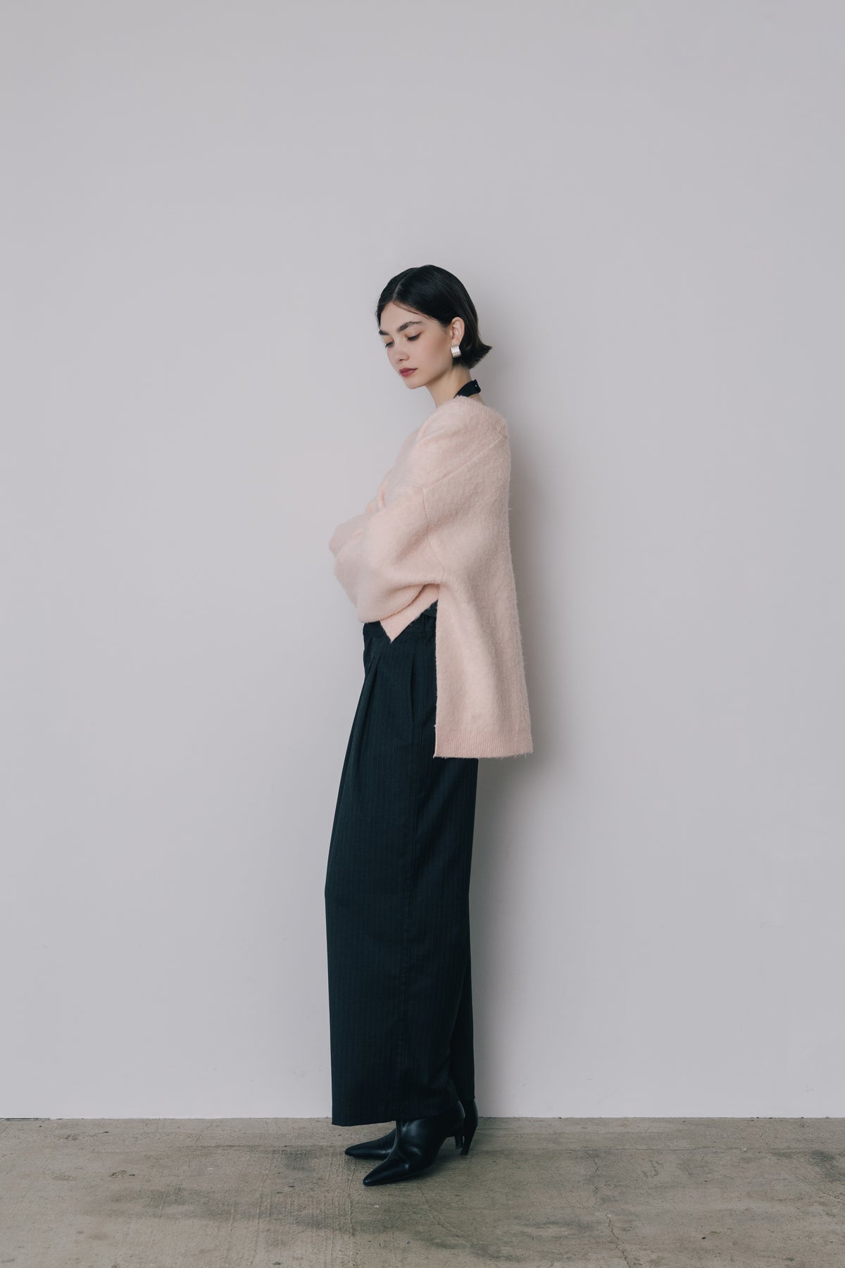 【先行】Shaggy V-Neck Knit ※11月上旬配送予定