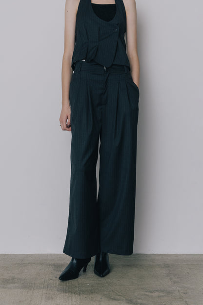 Wide Stripe Slacks