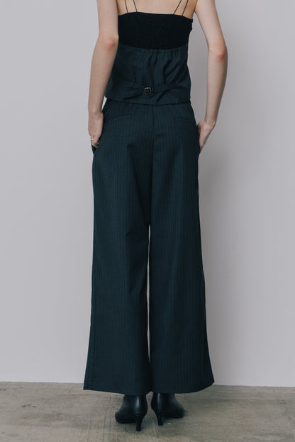Wide Stripe Slacks