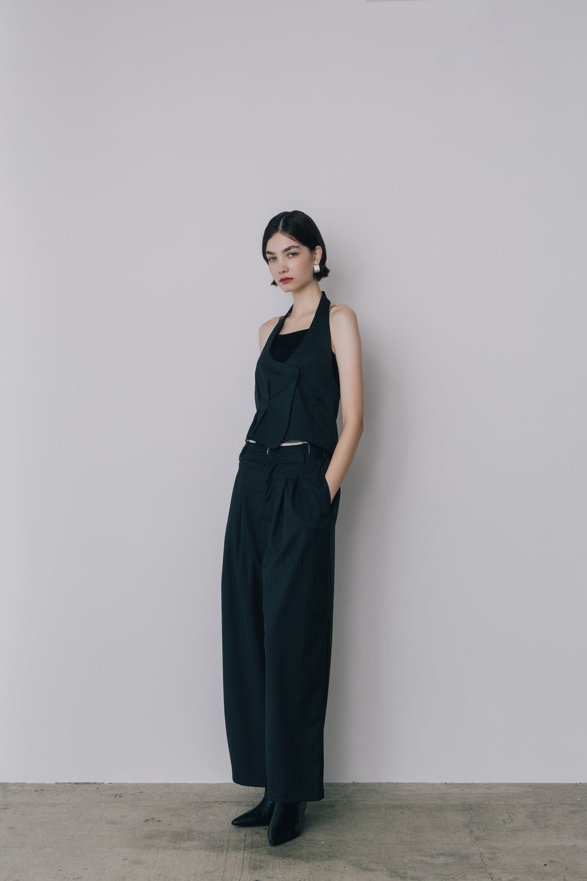 Deformed Stripe Bustier