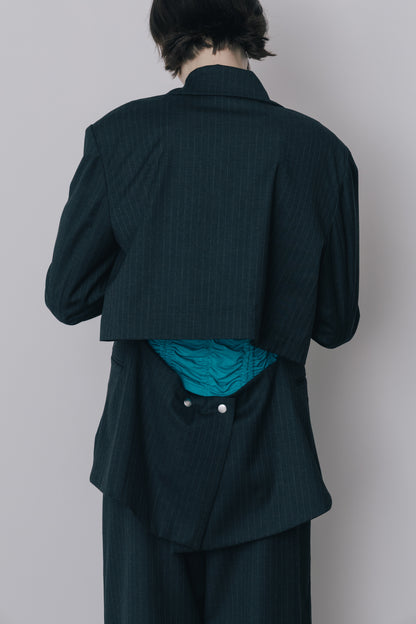 Back Open Stripe Jacket
