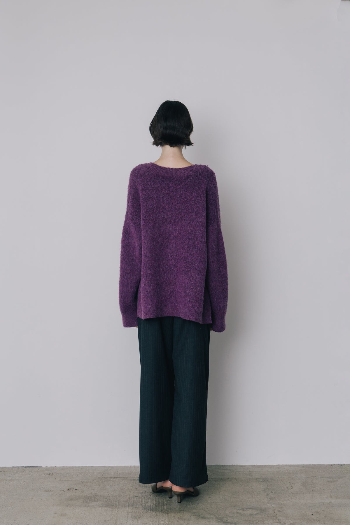 【先行】Shaggy V-Neck Knit ※11月上旬配送予定